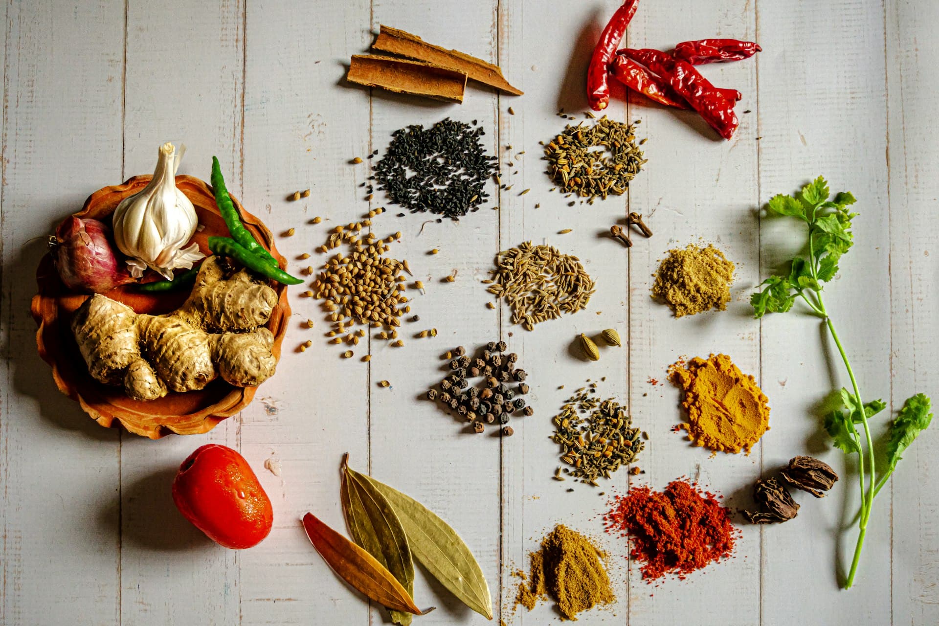 Premium spices and grains